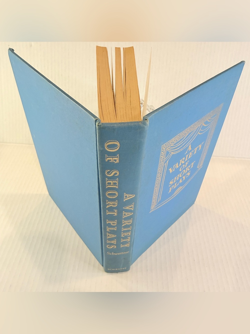 Vintage A Variety of Short Plays Hardcover 1966 John C. Schweitzer Theater
